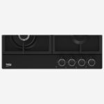 Gas Hob 60 cm 4 Berners, Gas Safety, Cast Iron Pan Support, Black, Integrated Ignition - Image 5