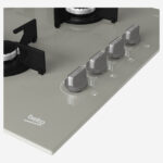 Gas Hob 60 cm 4 Berners, Gas Safety, Cast Iron Pan Support, Manhattan Grey, Glass, Integrated Ignition - Image 5