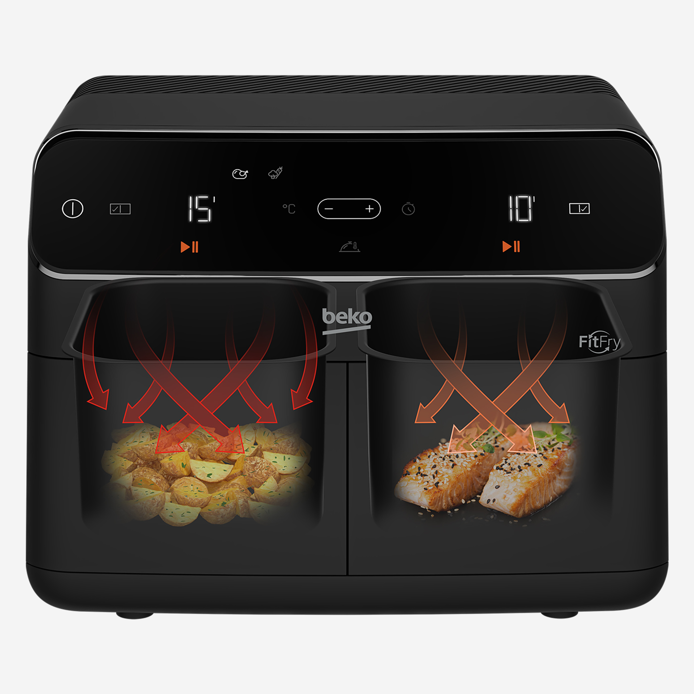 FRL-229-1 Air Fryer 2 in 1, 2400 Watt - Image 1