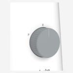 ⁦Table Top Blender, 600 Watt, White⁩ - الصورة ⁦5⁩