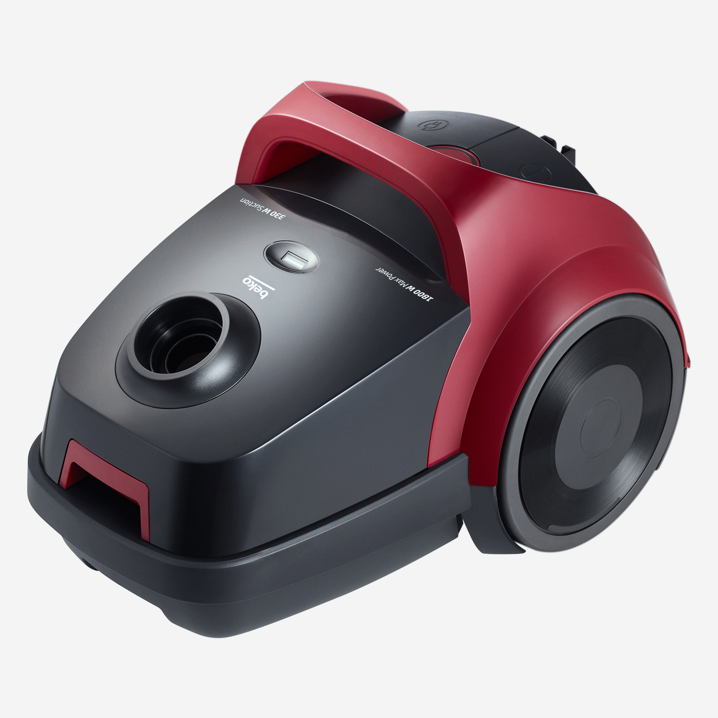 Vacuum-254-1 Bagged Canister Vacuum Cleaner Red - Image 1