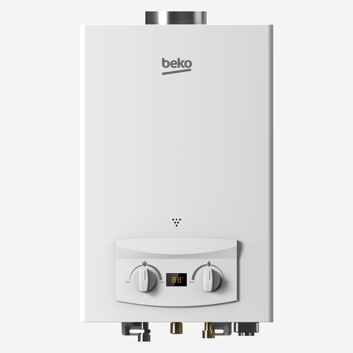 Water-H-206-1 Gas Water Heater 6L White - الصورة 1