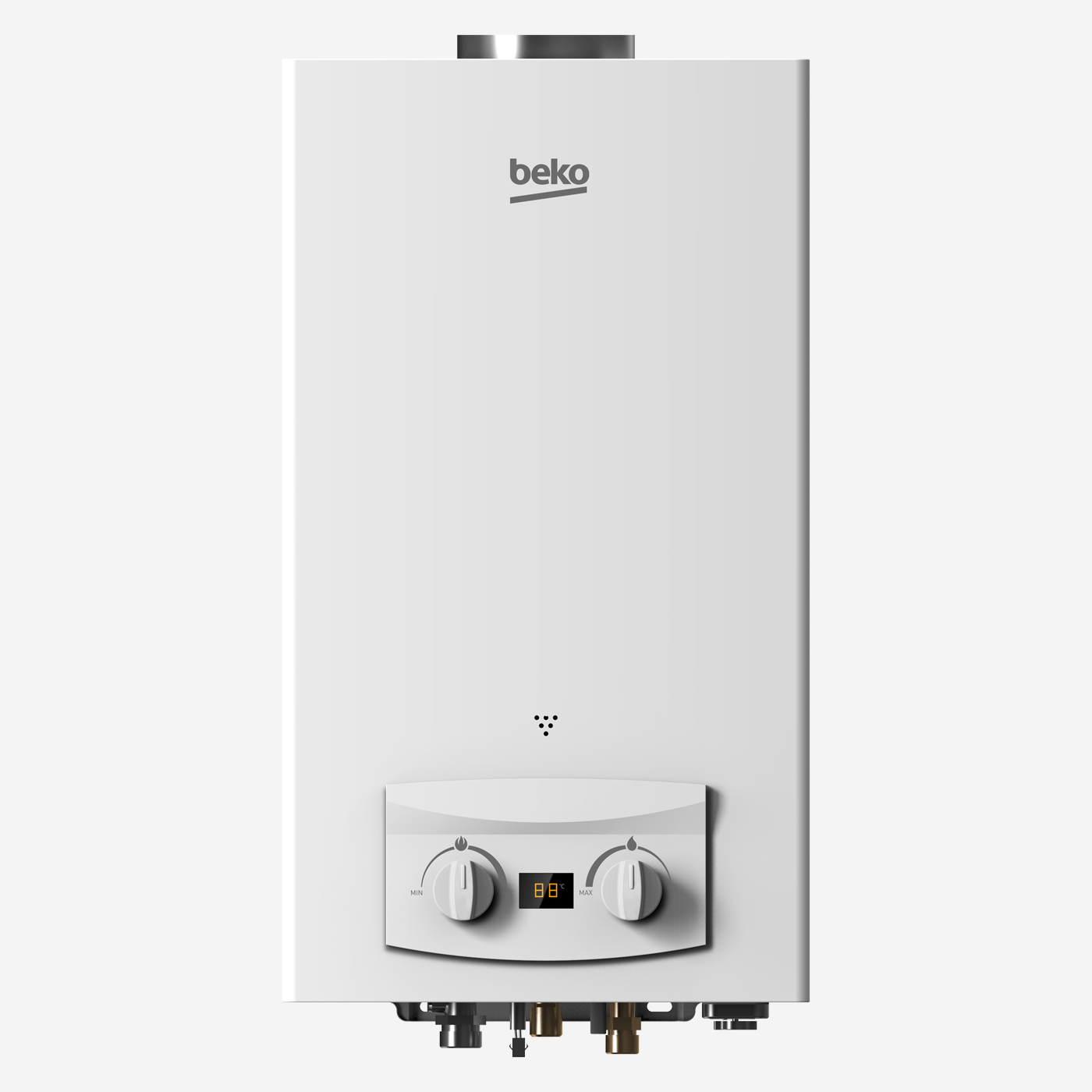Water-H-207-1 Gas Water Heater 10L White - الصورة 1